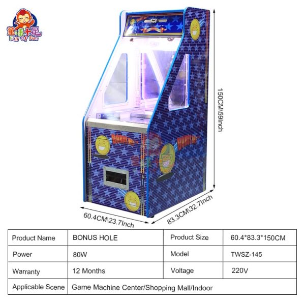 Blue Quarter Coin Pusher
