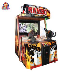 Máquina recreativa de disparos para dos jugadores que funciona con monedas Stallone 2