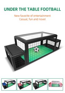 subsoccer 3 table football game with two chairs
