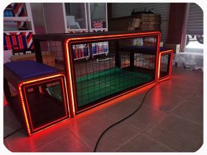 subsoccer 3 table football game with two chairs