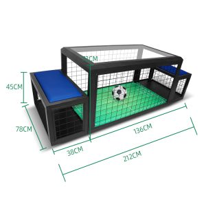 subsoccer 3 table football game with two chairs