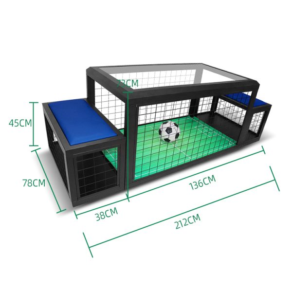 subsoccer 3 table football game with two chairs
