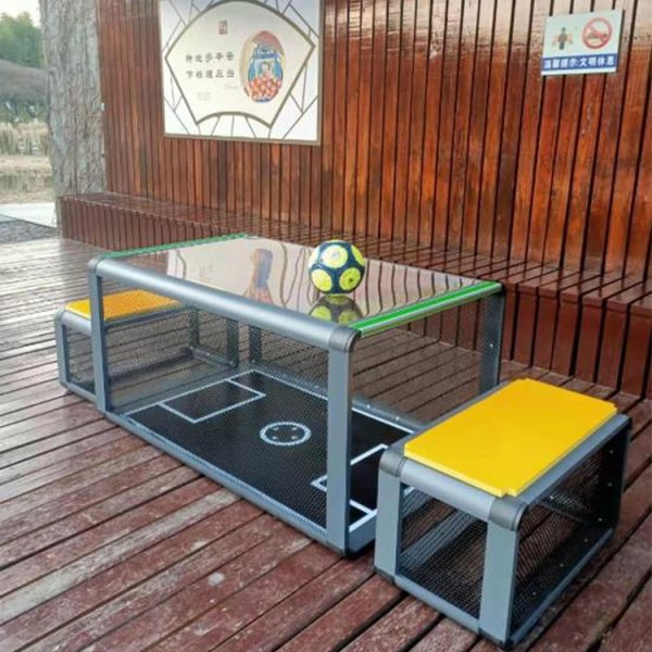 subsoccer 3 table football game with two chairs