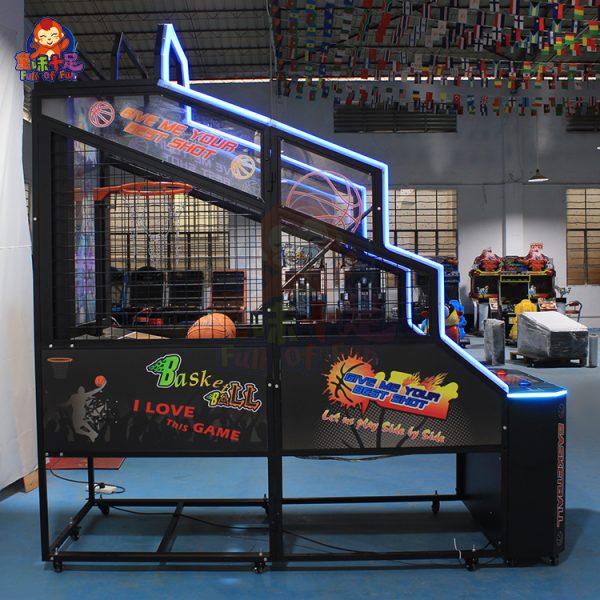 Coin Operated Street Basketball Shooting Arcade Game Machine Shooting Machine Basketball