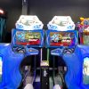 Real exciting racing game console with effective feedback