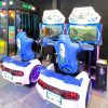 Real exciting racing game console with effective feedback
