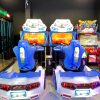 Real exciting racing game console with effective feedback