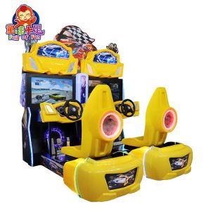Kuuma tehtaan hinta Arcade-autokilpailupelikone Kilpa-autopelin ohjauspyörä viihteeseen