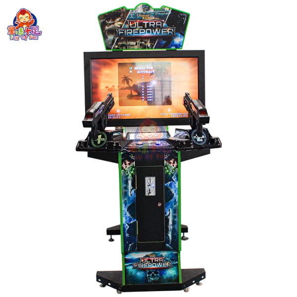 Machine de jeu de tir pour enfants sur le thème des extraterrestres, machine de jeu de tir à pièces
