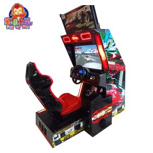 Kuuma myynti arcade-pelin liikesimulaattorin nopeusajo 4 arcade-videoautokilpailupeliä myytävänä