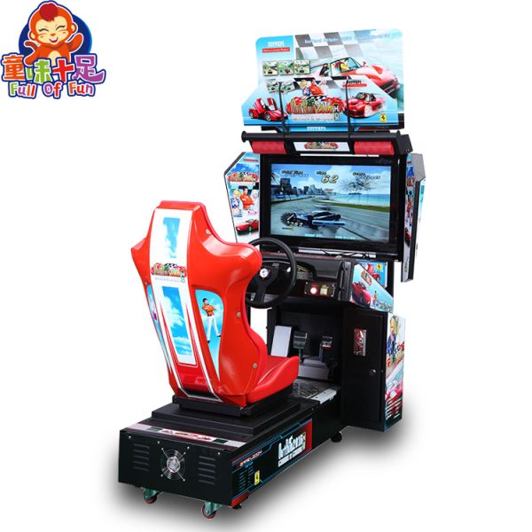 Hot Sale Simulator Driving Riding Race Arcade Amusement Car Adults Coin Operated Game Racing Machine For Adult