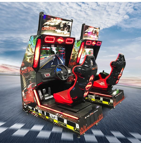 Hot Selling arcade game motion simulator speed drive 4 arcade video car racing game machine for sale