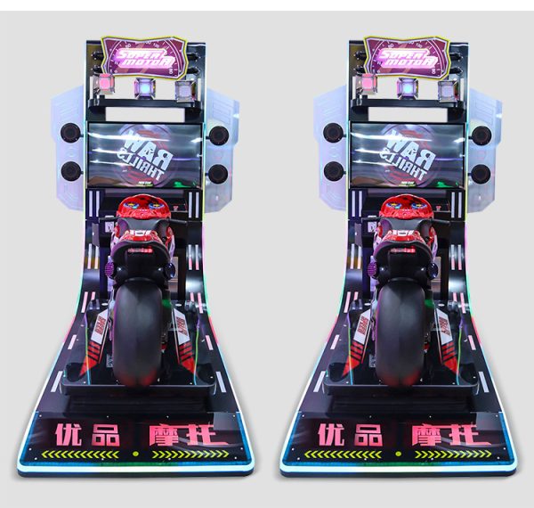 High Quality Coin Operted Arcade GP TT Moto Gaming Video Moto Racing Game Machines For Sales - Image 7