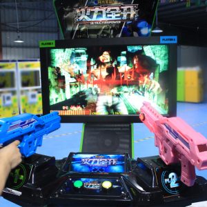 High Quality Two Players Arcade Video Simulator Doble Gun Shooting Games Coin Operated Arcade Games Machine For Sales