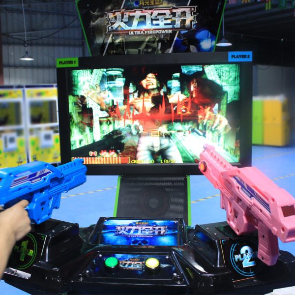 High Quality Two Players Arcade Video Simulator Doble Gun Shooting Games Coin Operated Arcade Games Machine For Sales