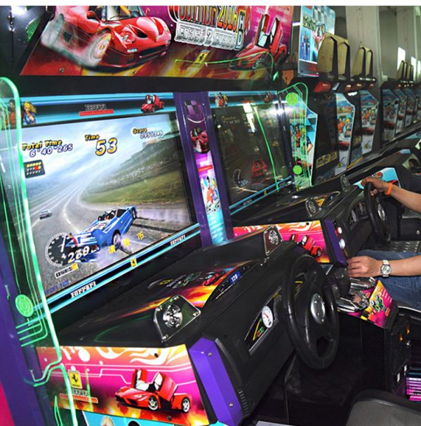 Cheap New Design Joysticks Double Players Racing Gaming With Steering Wheel For Guangdong Manufacturers