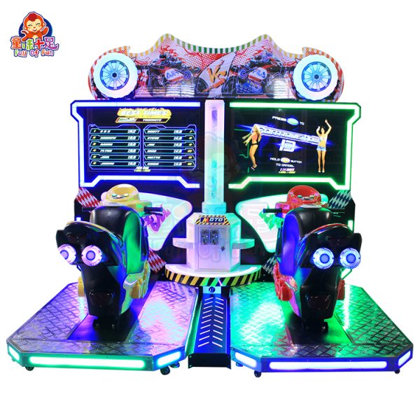 Sell New 3d Simulator Racing Car Game Machine Boy Arcade Motorbike Video Games