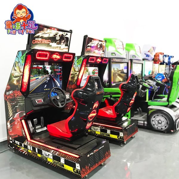 Hot Selling arcade game motion simulator speed drive 4 arcade video car racing game machine for sale