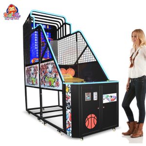 屋内ストリートバスケットボールアーケードゲーム機 アーケードバスケットボールアーケードゲームシューティングマシン