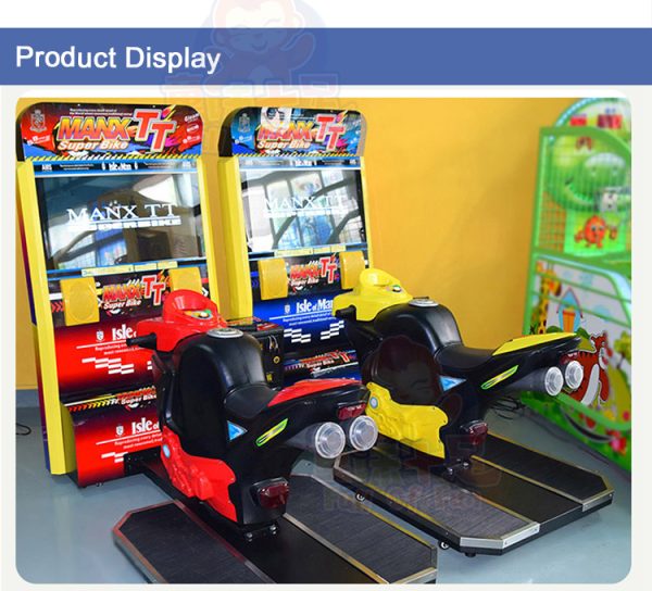 Double Player Coin Operated Arcade Motorcycle Game Machine Racing Simulator for Game Center