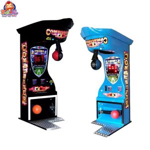 FULL OF FUN Game Street Coin Operated Measure Speed And Strength Arcade Boxing Machine Smart Music Boxing Punch Game Machine
