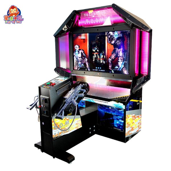 2 Player Virtual Reality Simulator Devil SWAT Shooting Game Machine Toy Guns Coin Operated Games