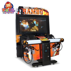 New Design Coin Operated Kids Arcade Video Analog Dual Gun Games Machine For Sales