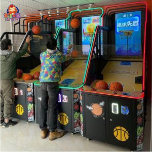 new design 55 inch LCD basketball machine luxury arcade basketball game electronic basketball