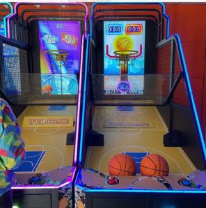 new design 55 inch LCD basketball machine luxury arcade basketball game electronic basketball
