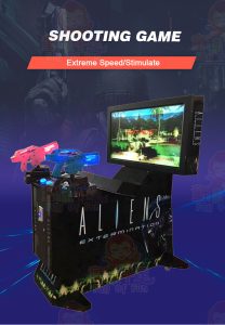 Coin-Operated Alien Extermination Shooting Game Arcade Machine
