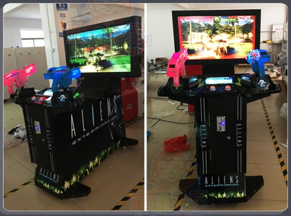 Coin-Operated Alien Extermination Shooting Game Arcade Machine