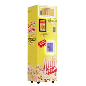 Self Small Popcorn Vending Machine Commercial For Business Popcorn Machine Mini Continuous Popcorn Production Machine With Cart