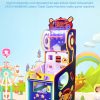 A colorful coin-operated children's skill game machine designed to enhance learning and play. The machine features vibrant graphics, interactive game interfaces, and a coin slot for easy operation. Ideal for arcades, amusement parks, and family entertainment centers, it promotes skill development and fun for kids.