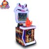 A colorful coin-operated children's shooting game machine designed for kids. The machine features vibrant graphics, child-friendly controls, and targets for safe shooting fun. Ideal for arcades, amusement parks, and family entertainment centers, it offers an exciting shooting experience for young players.
