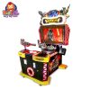 A colorful coin-operated Storm Gunner children's shooting game machine designed for kids. The machine features vibrant graphics, child-friendly controls, and targets for safe shooting fun. Ideal for arcades, amusement parks, and family entertainment centers, it offers an exciting shooting experience for young players.