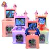 A colorful coin-operated children's game machine shaped like a castle. This series includes shooting, fishing, and racing games with vibrant graphics and child-friendly controls. Ideal for arcades, amusement parks, and family entertainment centers, it offers magical and engaging experiences for young players.