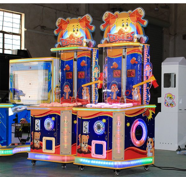 Introduce an engaging and lively game to your entertainment venue with the Children's Whack-a-Mole Game. Designed to captivate young players, this coin-operated game offers a fun and interactive whack-a-mole challenge. Ideal for arcades, family entertainment centers, and playrooms, it provides a colorful and entertaining experience that keeps kids coming back for more.