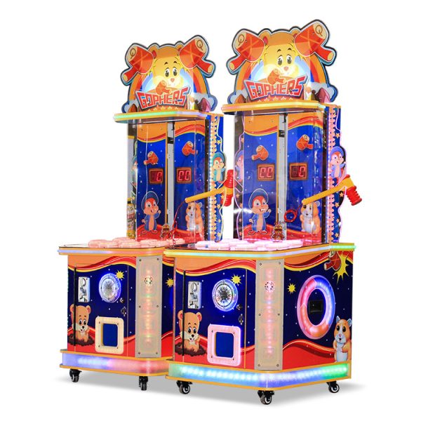 Introduce an engaging and lively game to your entertainment venue with the Children's Whack-a-Mole Game. Designed to captivate young players, this coin-operated game offers a fun and interactive whack-a-mole challenge. Ideal for arcades, family entertainment centers, and playrooms, it provides a colorful and entertaining experience that keeps kids coming back for more.