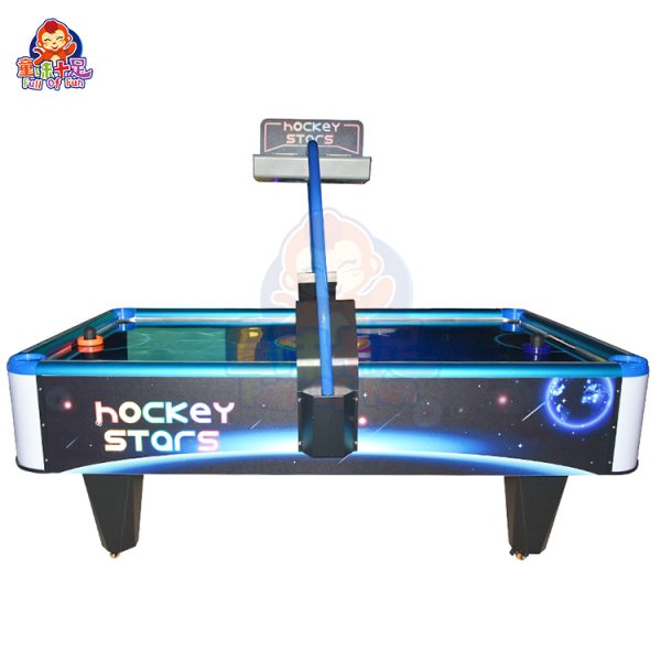 A dazzling Starry Sky Air Hockey Game Machine with a cosmic-themed design, colorful lights, and fast-paced gameplay, perfect for arcades and entertainment centers. Suitable for both kids and adults.