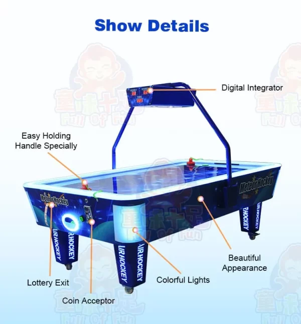Coin Operated Air Hockey Table