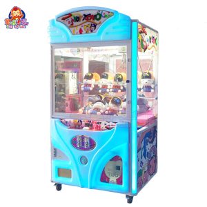 Ein farbenfroher Regenbogen-Greifautomat mit auffälligem Design, leuchtenden Lichtern und spannendem Spielspaß. Ideal für Spielhallen und Unterhaltungszentren, geeignet für Kinder und Erwachsene.
