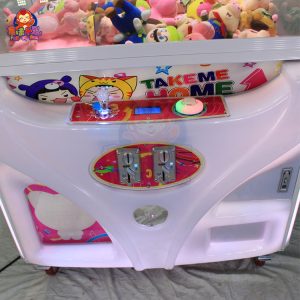 A vibrant Rainbow Claw Machine with a colorful and eye-catching design, featuring bright lights and engaging gameplay. Perfect for arcades and entertainment centers, suitable for both kids and adults.