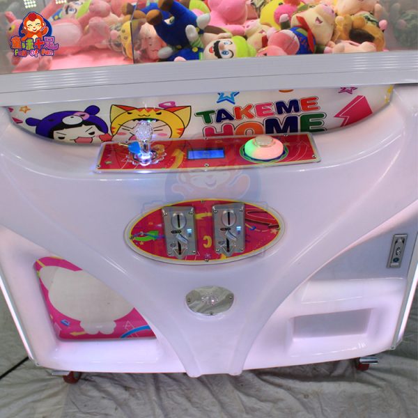 A vibrant Rainbow Claw Machine with a colorful and eye-catching design, featuring bright lights and engaging gameplay. Perfect for arcades and entertainment centers, suitable for both kids and adults.