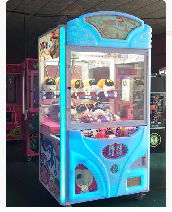 A vibrant Rainbow Claw Machine with a colorful and eye-catching design, featuring bright lights and engaging gameplay. Perfect for arcades and entertainment centers, suitable for both kids and adults.