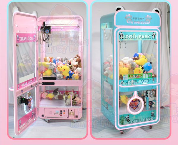 Redemption Claw Crane Bear Modeling Transparent Toy Gift Crane Grab Award Vending Machine Claw Crane Machine With Bill Acceptor - Image 4