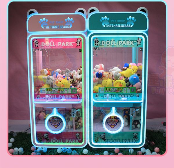 Redemption Claw Crane Bear Modeling Transparent Toy Gift Crane Grab Award Vending Machine Claw Crane Machine With Bill Acceptor - Image 5