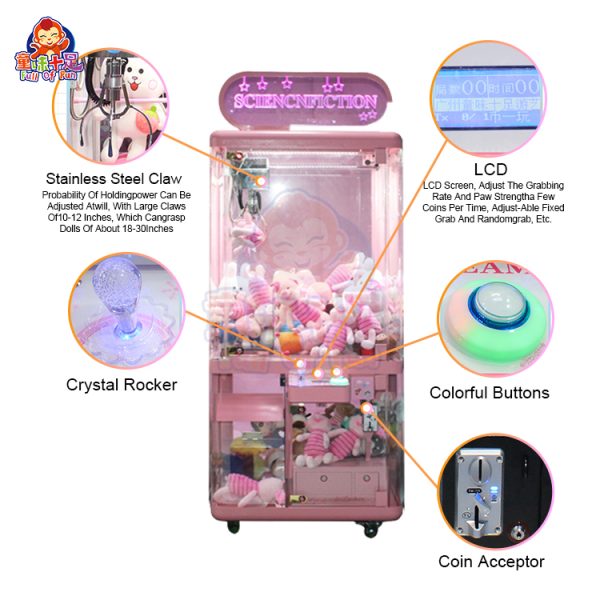 Cheap claw machine crane panda claw machine for sale in dubai - Image 3