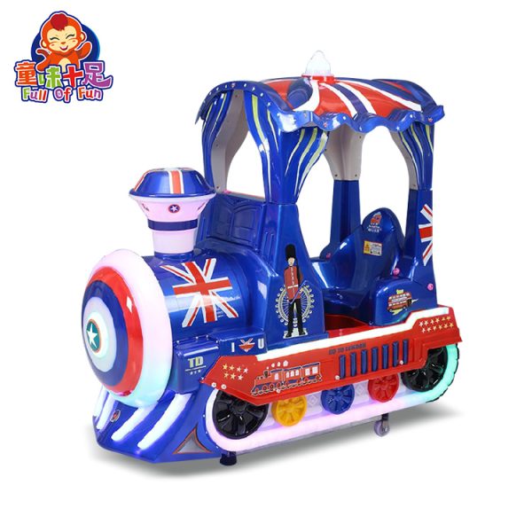 Charming Train-Themed Kiddie Ride for Kids