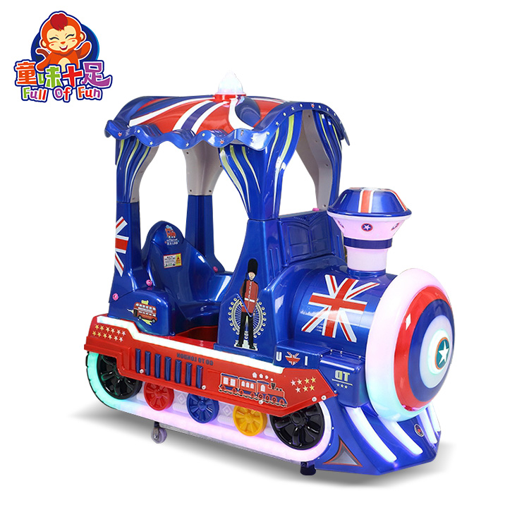 Charming Train-Themed Kiddie Ride for Kids