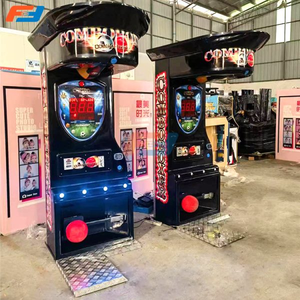 Punching and Kicking Boxing Machine Game for Indoor Sports